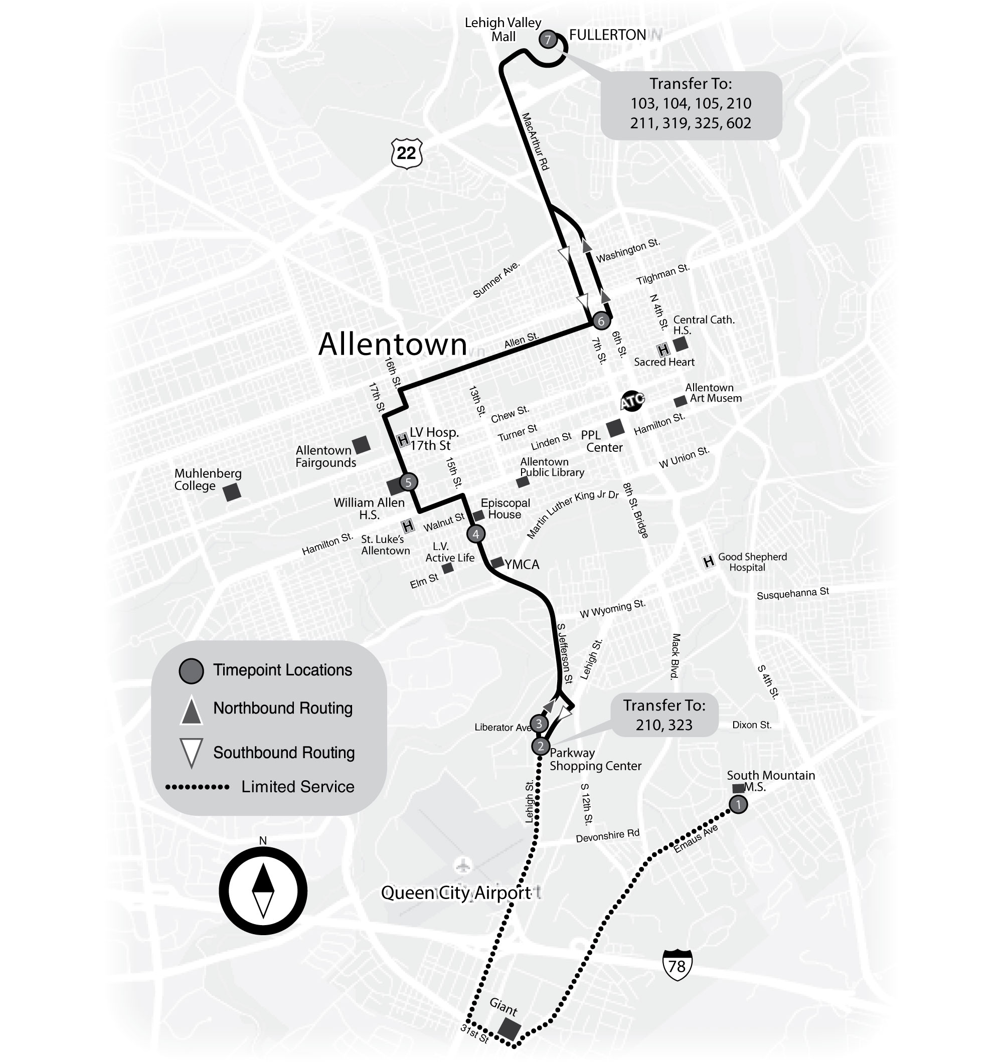 LANTA BUS SCHEDULE