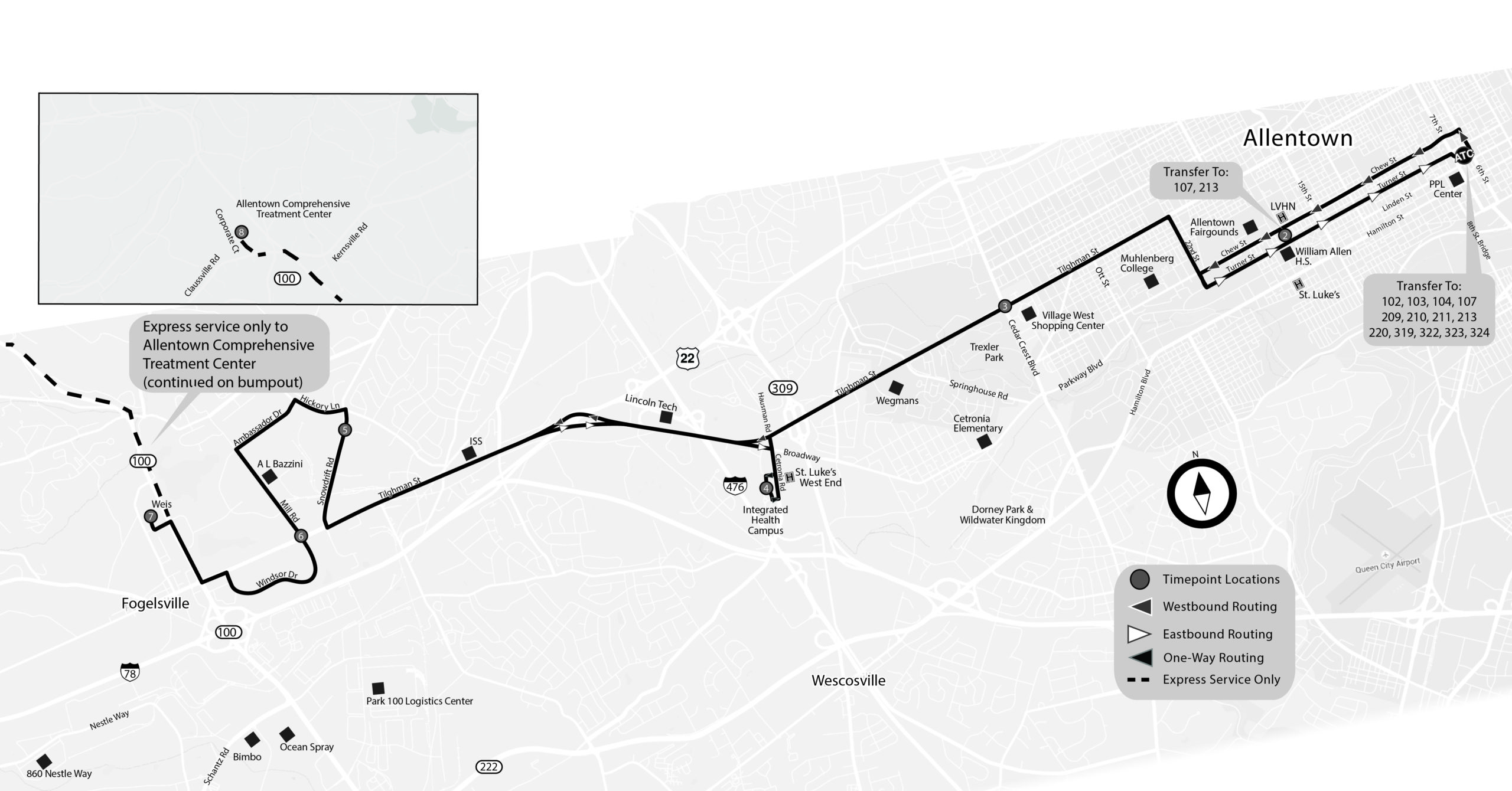 LANTA BUS SCHEDULE