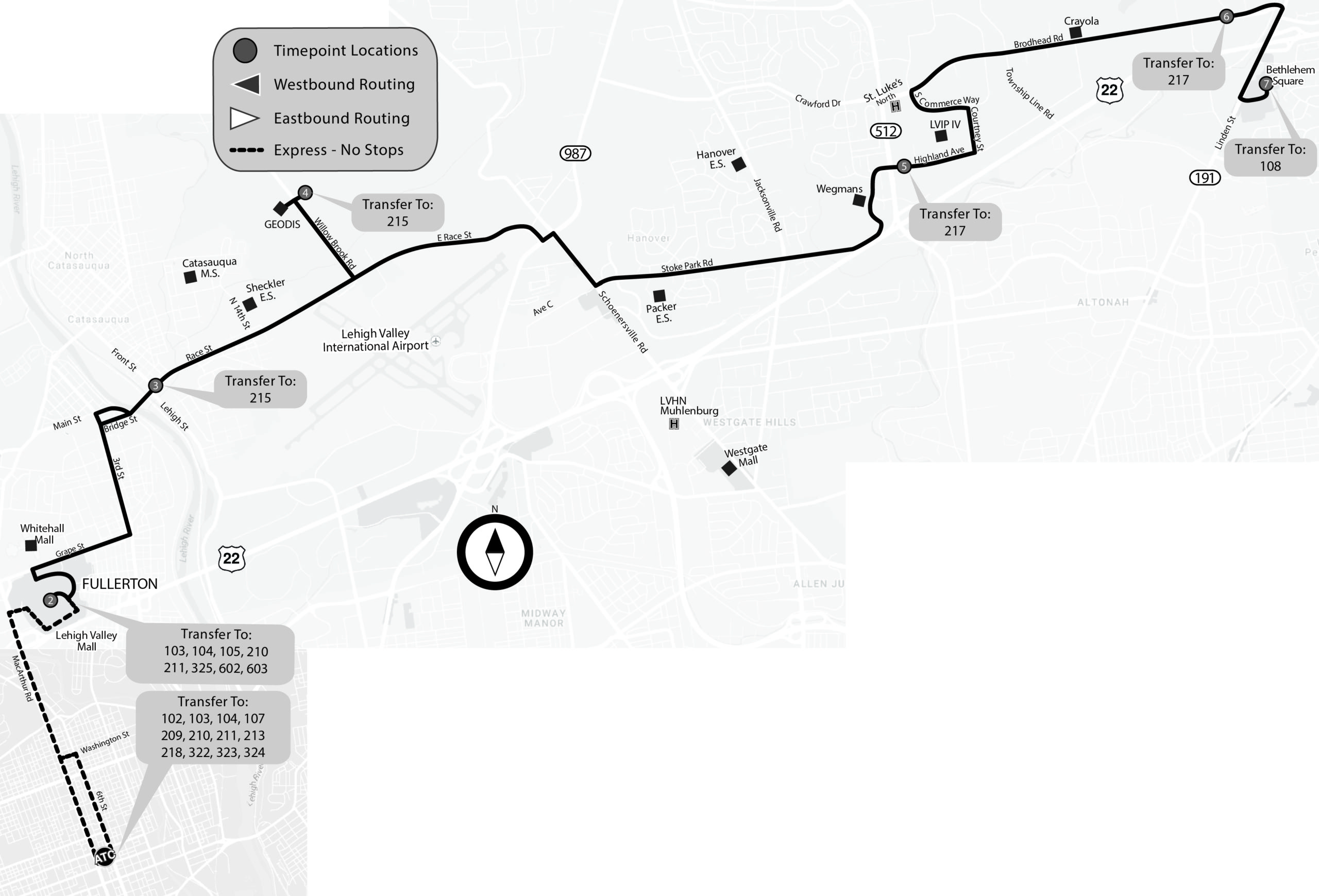 LANTA BUS SCHEDULE