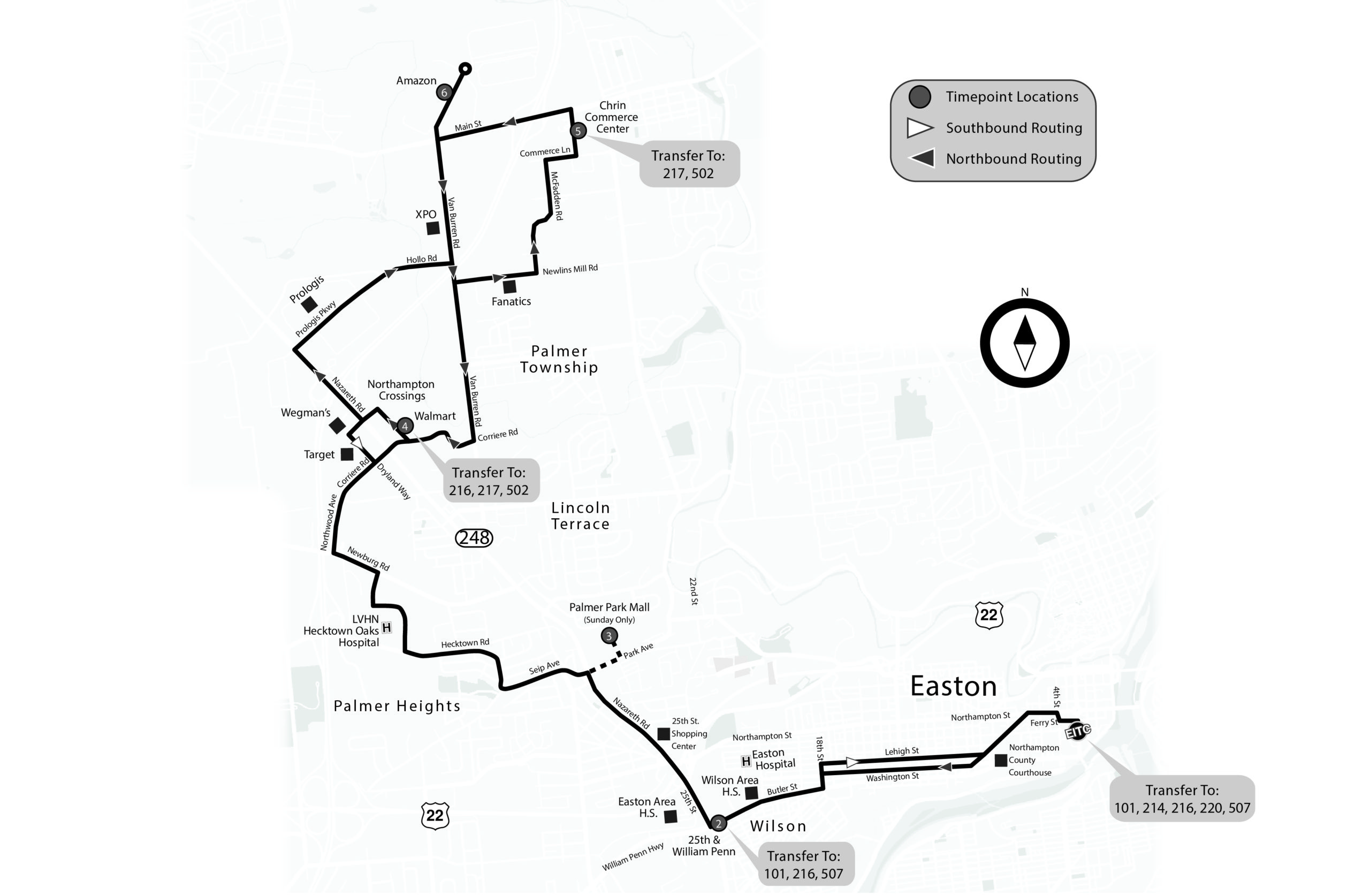 LANTA BUS SCHEDULE