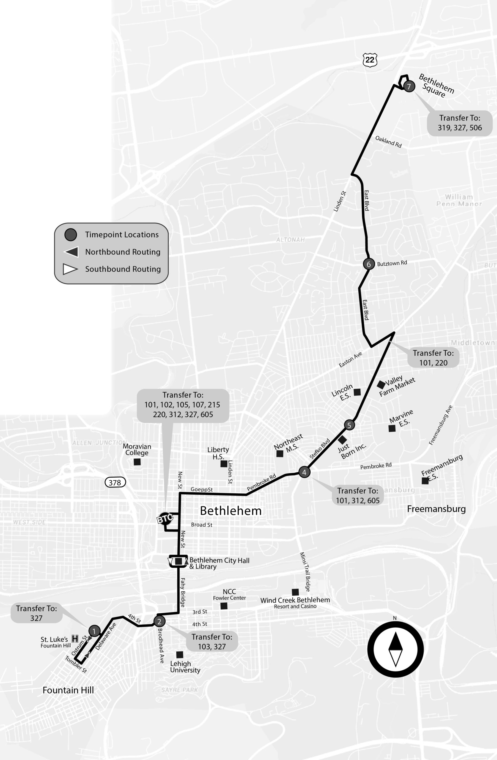 LANTA BUS SCHEDULE