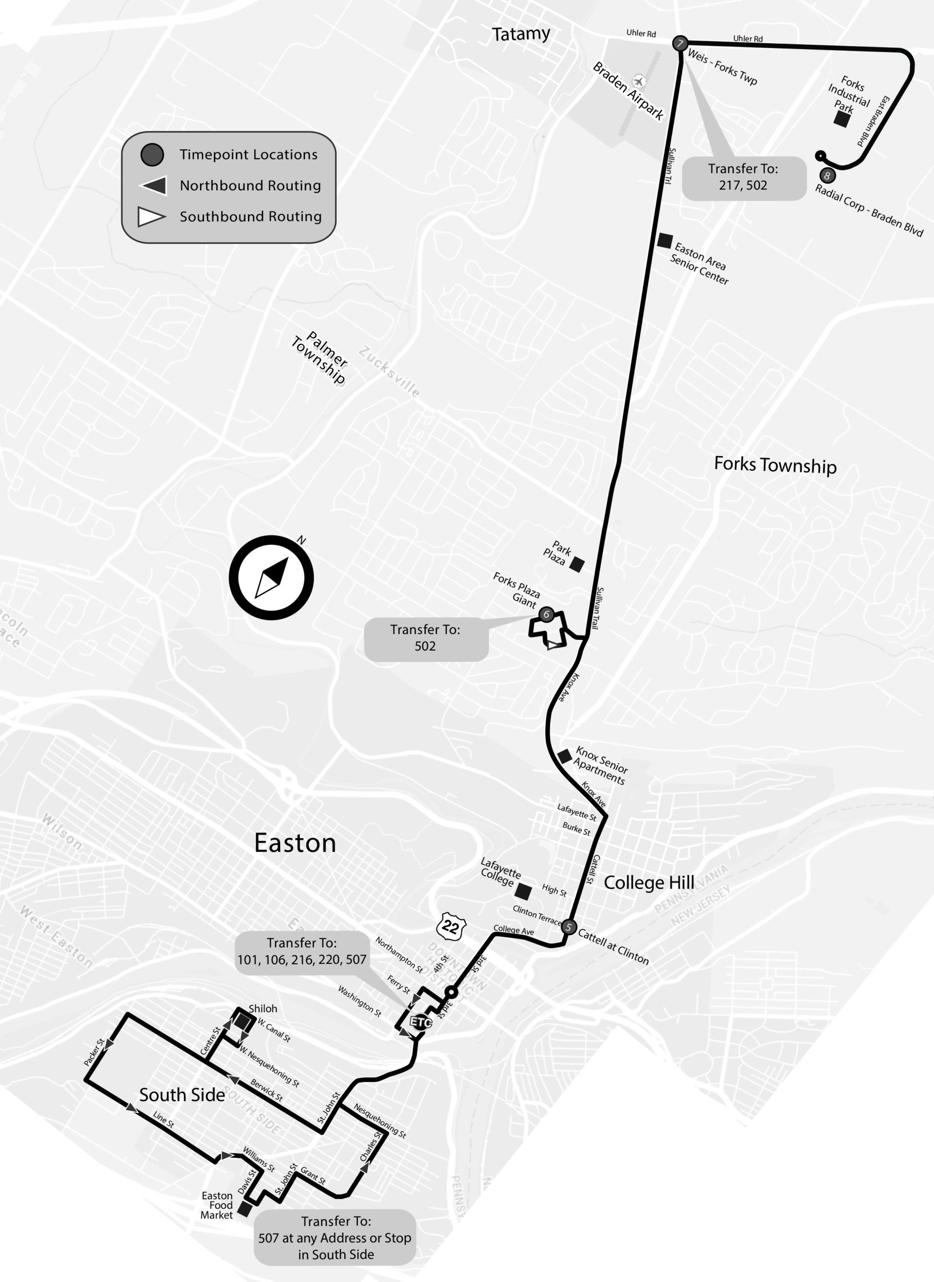 LANTA BUS SCHEDULE