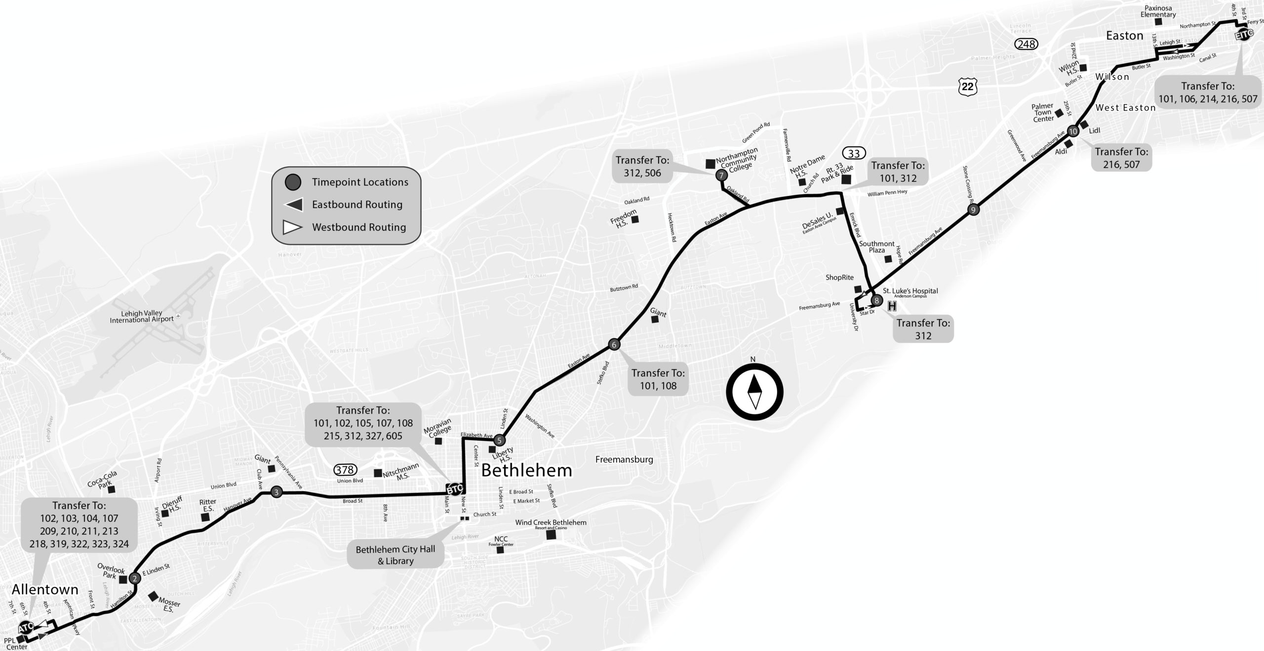 LANTA BUS SCHEDULE