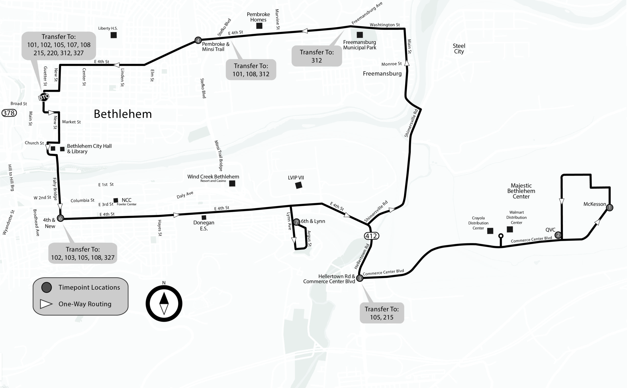 LANTA BUS SCHEDULE